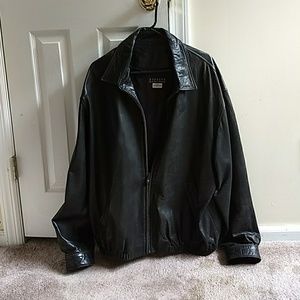 Mens vintage leather jacket